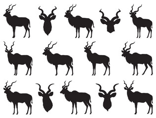 AFRICAN KUDU SILHOUETTE