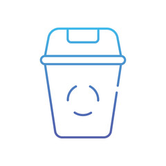 Recycling Bin Vector icon