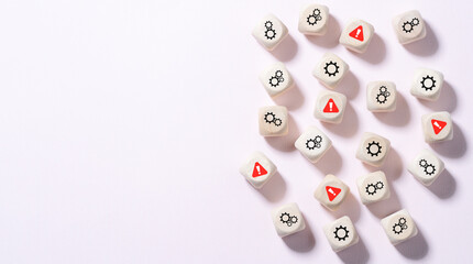 Process disruption, production stoppage, solution development, failure fix, error fix, operational safety