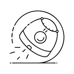 capsule re entry icon, capsule re entry line art - simple line art of capsule re entry, perfect for capsule re entry logos and icons