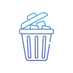 Paper Trash Vector icon