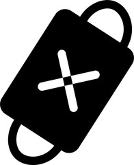 Medical face mask icon