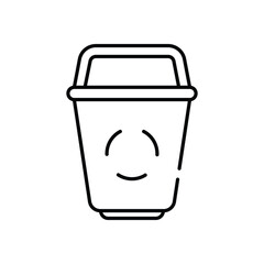 Rubbish Bin Vector icon