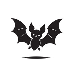 Obraz premium Halloween bat vector icon