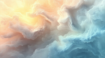 pastel gradient serene gentle tone