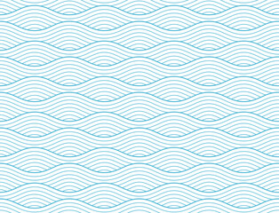 Abstract background with blue wave pattern
