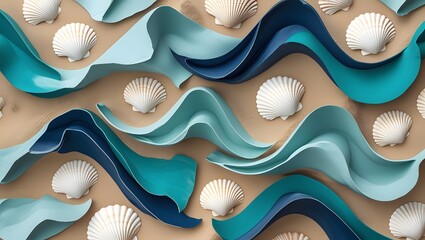 The Symbolism of Seashells and Waves in Art and Design, Beach Art Inspirations: Creating Ocean-Themed Designs, DIY Coastal Crafts: Incorporating Seashells