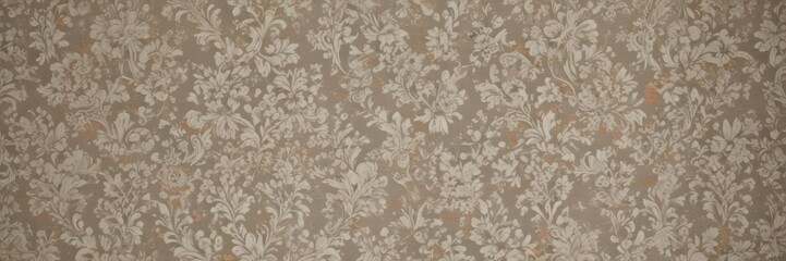 Elegant muted damask wallpaper, intricate floral pattern,  wallcovering,  pattern,  paisley