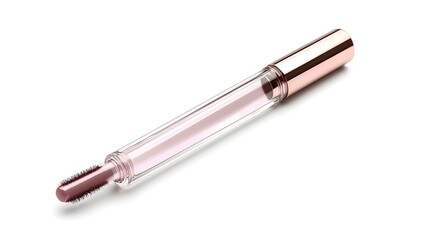 A sleek, modern lip care product in a clear tube with a rose gold finish, perfect for enhancing beauty and providing nourishment for healthy lips.