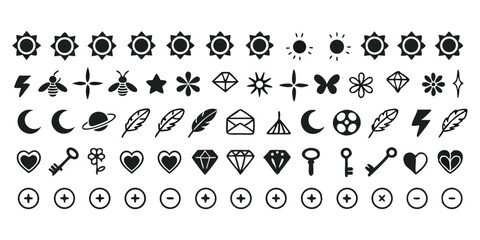 Vector of Medical and Health Icons Set | Healthcare, Wellness, and Science Symbols