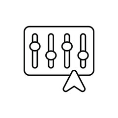 Control  Vector icon