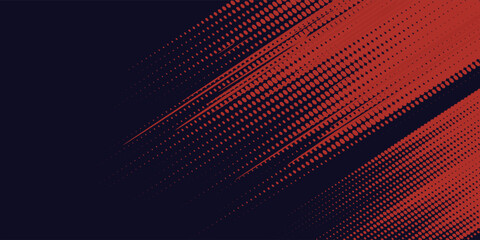 Black and red abstract grunge background with halftone style modern arts sport background abstract