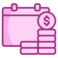 Finance Calendar Icon