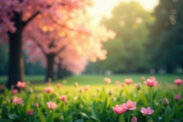 Obraz premium Abstract blurred nature scene, perfect for overlay , nature, water