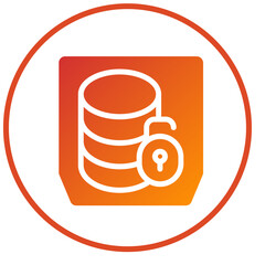 Vector Design Unsecure Icon Style