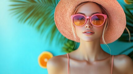 Instagram-style post promoting summer sale with warm tones and bold product highlight