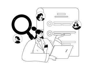 Medical characters fighting the epidemic flat vector concept operation hand drawn illustration
