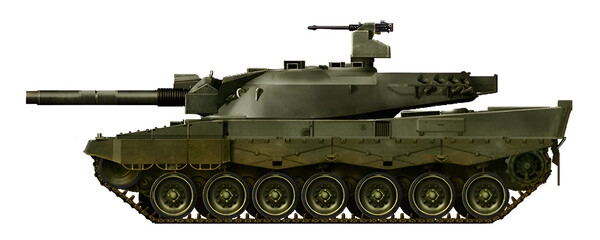 XM-803A1 (MBT variant based on the Leopard 2 tank with a turret from the XM-803 tank) © Tikros