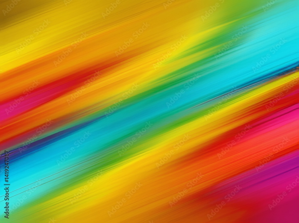 Poster vibrant abstract background with dynamic lines in bright colors creating an energetic visual experie