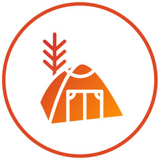 Tent Icon Style