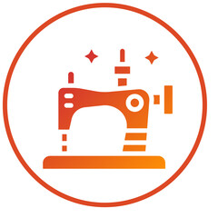 Sewing Machine Icon Style