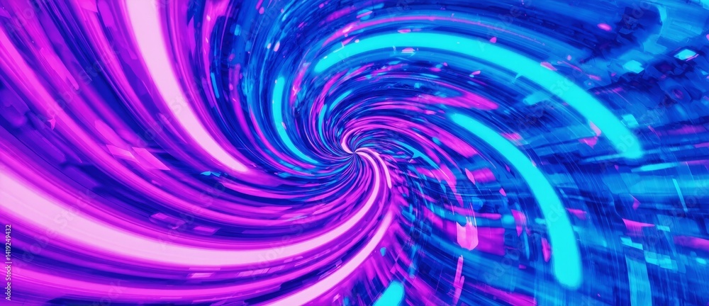 Poster vibrant swirling colors create an abstract background full of dynamic energy and movement