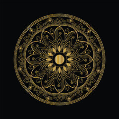 Abstract Luxury Mandala Backgrounds in Deep Colors