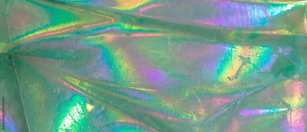 Poster colorful abstract background featuring iridescent patterns in vibrant hues and textures