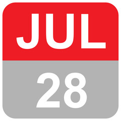 Jul 28 - MONTHS DAILY DATE