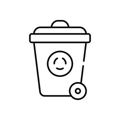 Recycling Bin Vector icon