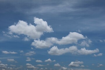 blue sky with clouds