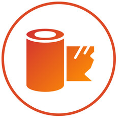Tissue Roll Icon Style