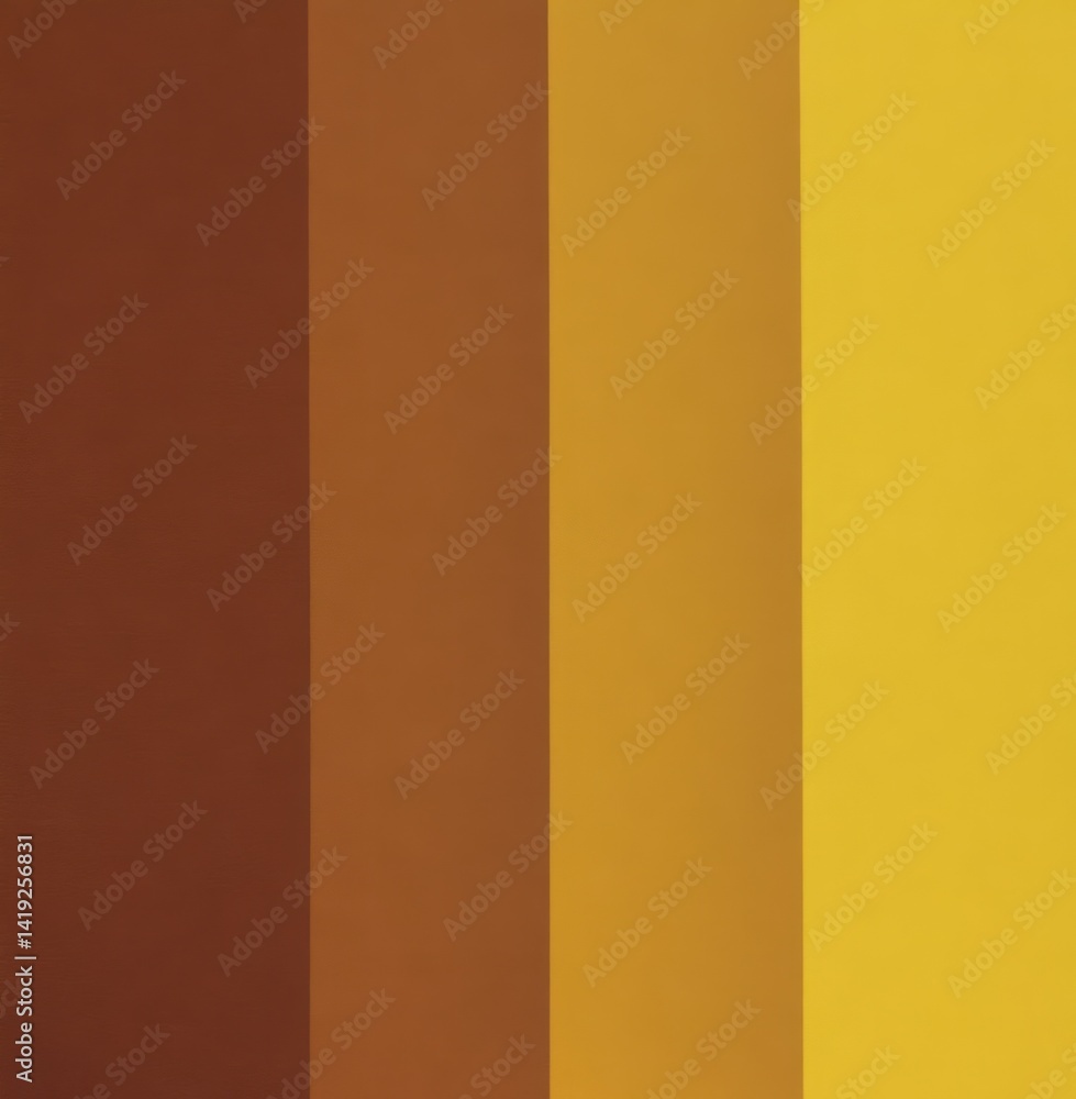 Poster vibrant color abstraction with warm tones displaying a gradient from brown to yellow backgrounds for