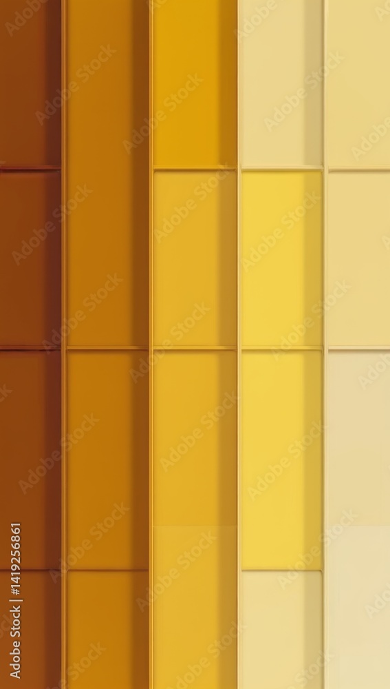 Poster layers of warm colors creating an abstract background with varying shades of orange and yellow