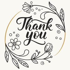 Thank You Hand Lettering. Typography Design Inspiration Paper thank you confetti sign