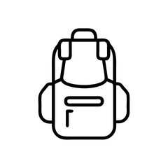 Backpack with Tactical Gear Icon Design