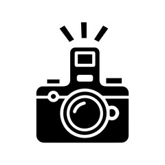 No photography no flash photo icon with transparent background