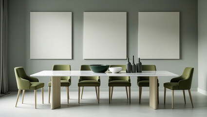 Monochrome Office or Meeting Space