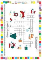 Worksheets for children – kids activity – crosswords