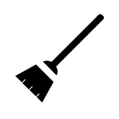 Broomstick for Floor Sweeping Icon Design