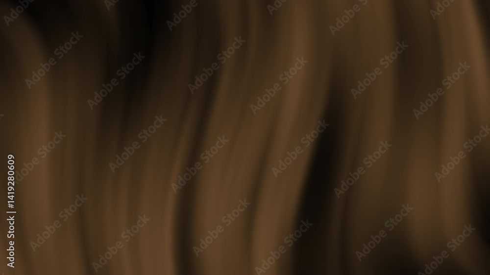 Poster abstract waves of brown fabric create a smooth, flowing texture, emphasizing softness and elegance.