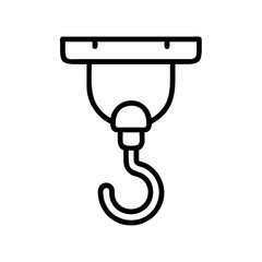 Ceiling Hook for Hanging Cuts Icon Design