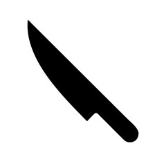 Chef Knife with Sharp Edge Icon Design