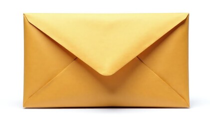 Sealed envelope, isolated on white background, trust, letter secrecy