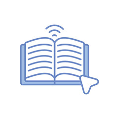 Online Library Vector icon