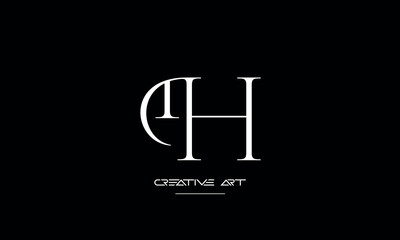 MH, HM, M, H abstract letters logo monogram