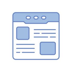 Website  Vector icon