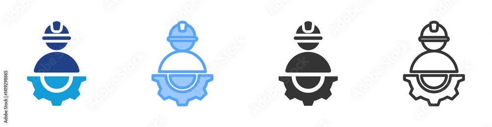 Aufkleber Laber icon set multiple style collection