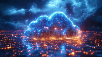 Cloud computing technology digital transformation data storage network solutions innovation platform services
