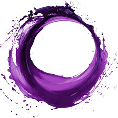 Swirling abstract purple ink splash creating a dynamic visual effect